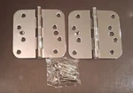 Deltana S44R526-SEC, 5/8 Plain Bearing Full Mortise Security Hinge Corner Chrome. Fixed Price $16.52.