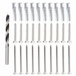 Screw Door Security Hardware Repair Kit - Jamb Reinforcement & Stripped Hinge.... Fixed Price $17.06.