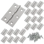 30PCS 2.75" 1.7" Stainless Steel Hinges - Small Butt For Wooden Box .... Fixed Price $30.34.