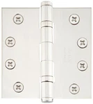 Emtek 94015 4.5" X Square Corner Ball Bearing Mortise Hinge - Nickel. Fixed Price $40.00.