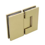 Menginvent 180 Degree Glass Shower Door Hinge Heavy Duty Brass Brushed Gold New. Fixed Price $54.29.