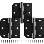 Kolet Ball Bearing Door Hinges, 3.5 X Inches Black Pack, Matte. Fixed Price $40.99.