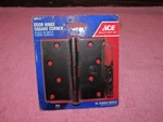Ace Security Door Hinge Square Corner Oil Rubbed Bronze 4 Inch. Fixed Price $12.99.