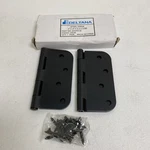 Deltana S44R51B 4" X Plain Bearing 5/8" Radius Mortise Hinge - Pair Black. Fixed Price $8.99.