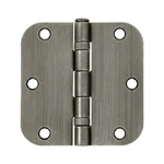 Del S35R5BB15A US15A 3.5 X 5/8 Rad Hinge Antique Nickel. Fixed Price $25.78.