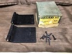 Stanley 845 KJ1 3X8 Blind Hinges, Brass Pin, Cadium Plated 2PR,NOS. Fixed Price $16.99.