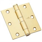 Commercial Door Hinge 3-1/2 Inch Square Corner Satin Brass Pack. Fixed Price $14.31.