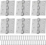 Yaocom 6 Pcs 4'' Ball Bearing Door Hinges Stainless Steel Heavy Duty X. Fixed Price $61.99.
