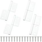 4PCS White Lift-off Hinges Detachable Door With Screws For Window Cabin. Fixed Price $14.12.