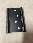 Emtek 91024US19 Mortise Hinge Pair, 4"X4", 1/4" Radius, Flat Black. Fixed Price $14.71.