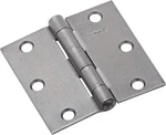 19 Pack National Hardware 3" X Plain Bearing Square Corner Butt Hinge Silver. Fixed Price $30.00.