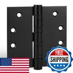 6 Pack Goldenwarm Matte Black 4INCH Hinges For Exterior Doors Ball Bearing. Fixed Price $87.39.