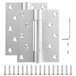 2 Pcs 5 Inch Auto Self Closing Door Spring Hinges 304 Stainless Steel Heavy. Fixed Price $37.04.