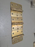 Vintage Brass Stanley Gold Door Hinges 08-3028 3-1/2" Round Corners. Fixed Price $10.00.