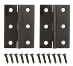 Everbilt 1/2" X 1-9/16" Middle Hinges Oil Rubbed Bronze Finish (3 2-PACKS). Fixed Price $18.00.