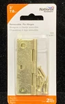 National Hardware N142-067 V508 Removable Pin Hinges Brass, Pack, Free Ship. Fixed Price $9.98.