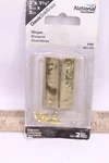 (2-PK) National Hardware Medium Hinge Brass 2" X 1-3/16" N211-300. Fixed Price $6.26.