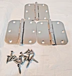 Interior Door Frame Hinges, Water Resistant, Pre-lubricated, Steel Construction. Fixed Price $17.99.