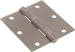Hillman 851262 Residential Square Corner Door Hinge, Satin Nickel, 3 1/2". Fixed Price $13.95.