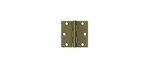 Deltana S33U5-R 3" X Square Hinge Antique Brass Pair. Fixed Price $8.63.