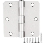 Satin Nickle Door Hinges 3.5 Inch 1/4" 12 Pack. Fixed Price $33.64.