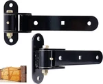 Durable 900 Lbs Carbon Steel 13" Black One-way Gate Hinges For Heavy Duty Use. Fixed Price $99.99.