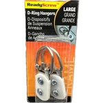 Large D-ring Hangers Pack Ready Screw 121013 Hillman. Fixed Price $9.86.