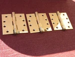 National Template Hinges X Dull Brass Finish Full Mortise Usa. Fixed Price $29.88.