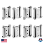Qwork Heavy Duty Cafe Saloon Bars Door Swing Hinges, 8 Pack 3" Stainless Steel. Fixed Price $54.66.
