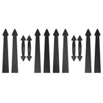 Zekoo Garage Door Magnetic Decorative Hardware Kit, 8 Hinges 4 2, Black. Fixed Price $38.49.