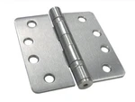 Deltana S44R4HDB15 Satin Nickel X Ball Bearing 1/4" Radius Corners Mortis. Fixed Price $27.09.