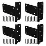 Wmebee 5 Tstrap Heavy Duty Gate Hinges 260 Lbs CAPACITY,4 Pack Extra Thick.... Fixed Price $37.09.
