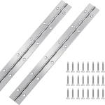 2PCS Piano Hinge, 12 Inch Stainless Steel Hinges With Holes And Screws Included. Fixed Price $9.18.