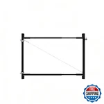 Ccboyshardware Adjustable Gate Frame Kit 36 To 62 Wide Anti-sag Fence. Fixed Price $138.56.