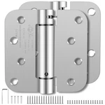 Self Closing Door Hinges 4 Inch, Spring Loaded Adjustable Tension For .... Fixed Price $43.96.