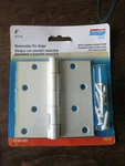 National N240-465 White Door Hinge Interior Square-edge Inch Nip. Fixed Price $8.99.