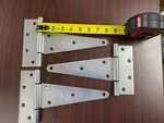 3- Pack Reliabilt 8-IN Hinge Zinc Plated T-shaped Interior/exterior Door. Fixed Price $21.99.
