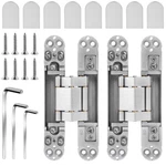 Onedaful 2 Kits 6 Inch Stainless Steel Hidden Door Hinges Invisible Fo.... Fixed Price $71.29.