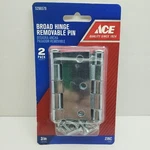 Ace Broad Hinge Removable Pin Zinc 3" #5296579 Pack. Fixed Price $11.75.
