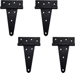 6 Inch T-strap Heavy Duty Shed Door Hinges,black Tee For Wooden Fences,yar. Fixed Price $22.40.