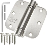 (2 Pack) Heavy-duty 3-1/2" Self-closing Spring Door Hinge With 5/8" Radius Corne. Fixed Price $27.04.