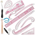 13PCS Styling French Curve Set, Dress Makers Clear Sewing.... Fixed Price $39.60.
