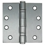 Commercial Grade Ball Bearing Hinge, 4 Inches, Square Corner, .129 Gauge, Satin. Fixed Price $20.90.