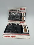 Soss Invisible Hinges 204CUS19 Black New Sets Of (4 Total). Fixed Price $32.99.