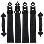 Hanslink Magnetic Garage Door Decorative Hardware Faux Hinges And Black. Fixed Price $37.17.
