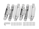 Invisible Hinges (4 Pcs) -7 Inch Sliver Hidden For Doors, 3 Way A.... Fixed Price $131.00.