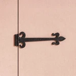 Black Wrought Iron Door Strap Hinge 18" Flush Mount Set Of 4 Renovators Supply. Fixed Price $127.99.