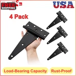 10 Inch Heavy Duty Gate Hinges For Wooden Fences, Shed Doors,outdoor BARN,4 Pack. Fixed Price $34.12.