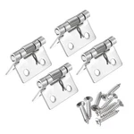 Uxcell Spring Loaded Hinges, 1" 304 Stainless Steel Self Closing Inch. Fixed Price $12.26.