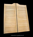 Cafe Door Pine Louvered 31" Saloon Swinging Pub Bar Western With Gravity Hinges. Fixed Price $219.99.